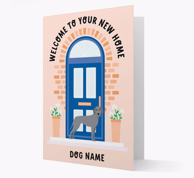 Welcome To Your New Home: Personalized {breedFullName} Card